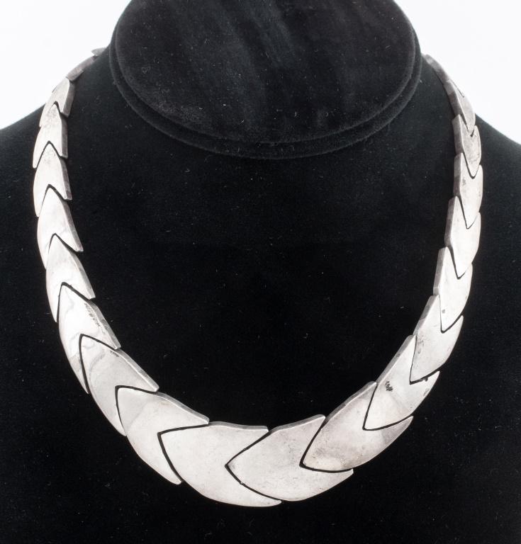 Vintage Mexican 950 Silver Chain Link Necklace (1 of 7)