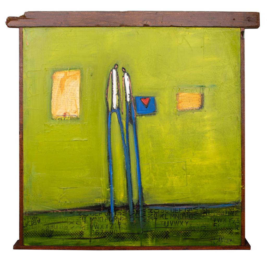 William DeBilzan "Il Pleure dans Mon Coeur" Oil (1 of 11)