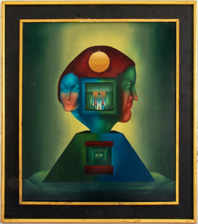 Irma Foppiani "La Vida Que Miro" Oil on Board (1 of 14)