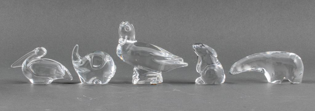 Baccarat Animal Crystal Paperweights, 5 (1 of 5)