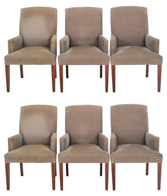 Modern Upholstered Dining Armchair, 6 (1 of 13)