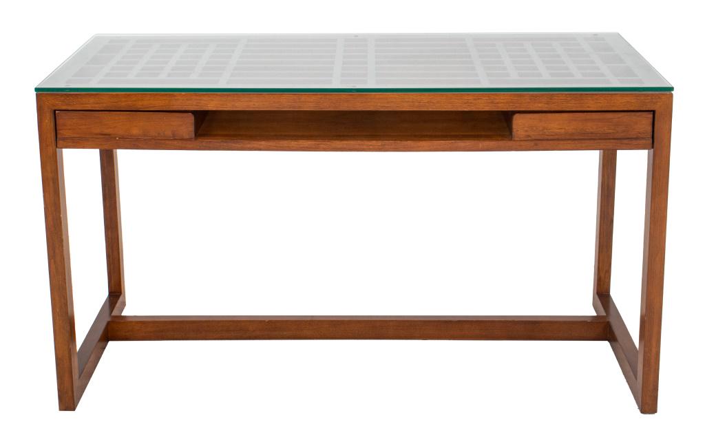 Maria Yee "Metro" Chestnut Desk Writing Table (1 of 12)
