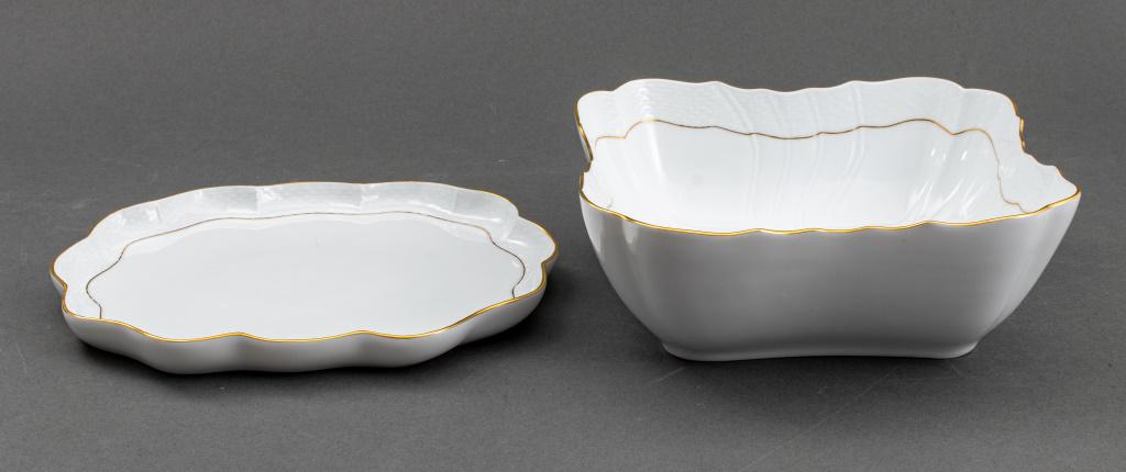 Herend Porcelain Golden Edge Serving Group, 2 (1 of 11)