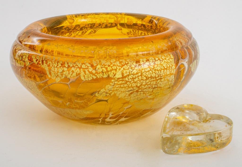 Christopher Ries Studio Glass Bowl, ca. 1978 (1 of 9)