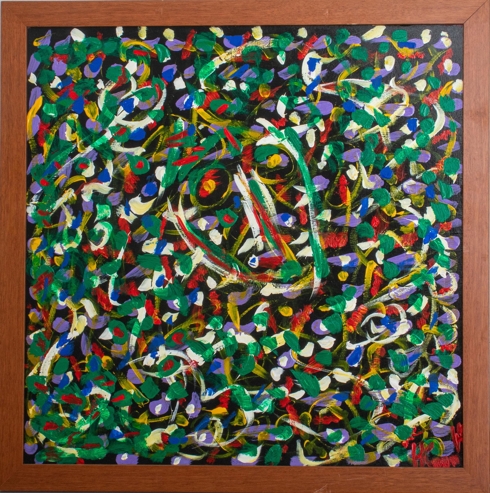 Herman Hershel Kahan "The Mask" Acrylic on Panel (1 of 11)