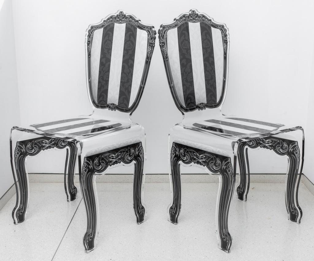 Starck for Kartell Manner Lucite Chairs. 2 (1 of 8)