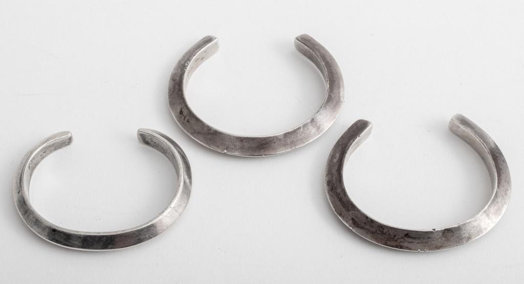 Knife Edge Silver Cuff Bracelets, 3 (1 of 7)