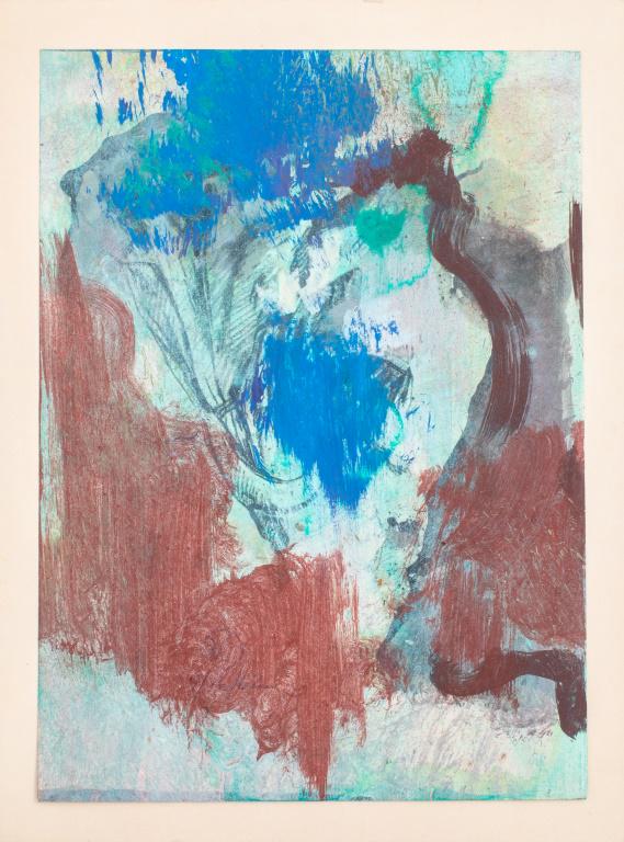 William Horace Littlefield (American, 1902-1969) mixed media with oil paint on paper depicting a (1 of 7)