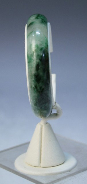 Chinese Mottled Jade Bangle - 3