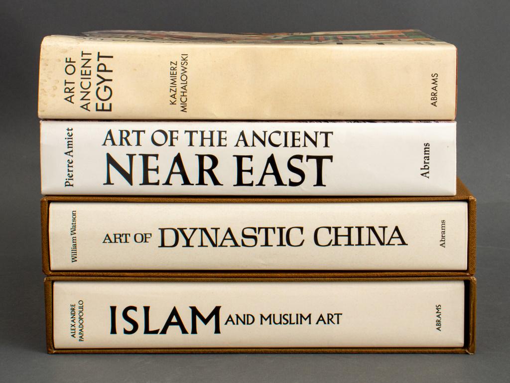 Group of Non-Western Art History survey books, 4, including Alexander Papadopoulo's "Islam and (1 of 6)
