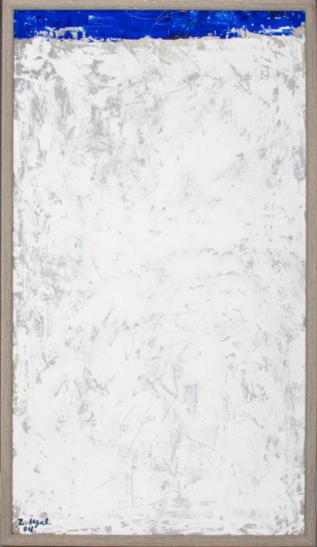 Zelig Segal Modernist Abstract Oil on Panel, 2004 (1 of 9)