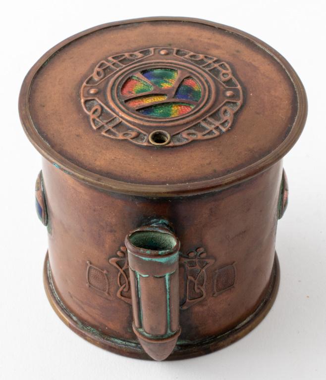 Phoebe Anna Traquair Art Nouveau Copper String Box (1 of 9)