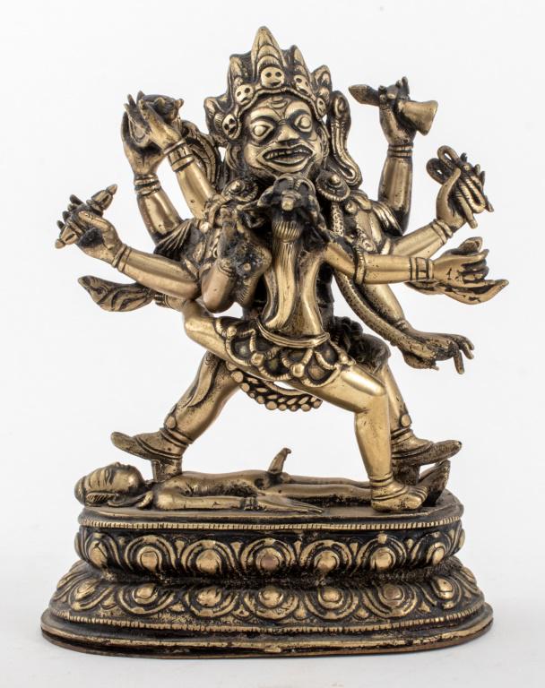 Sino-Tibetan Buddhist Tantric Cakrasamvara Bronze (1 of 8)