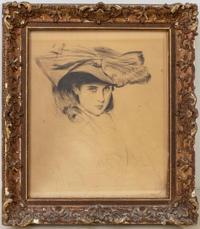 Paul Cesar Helleu Portrait of a Lady Etching (1 of 8)