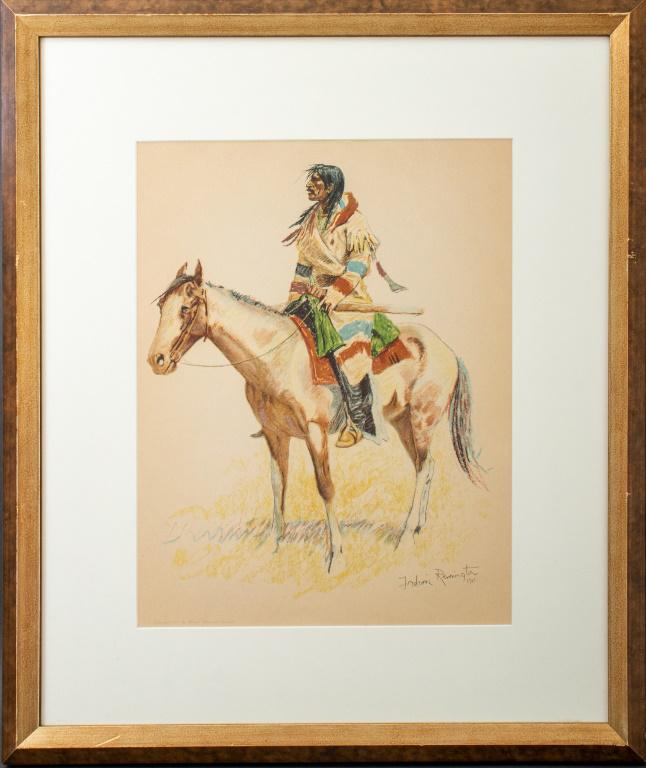 Frederic Remington "An Indian Scout" Lithograph (1 of 11)