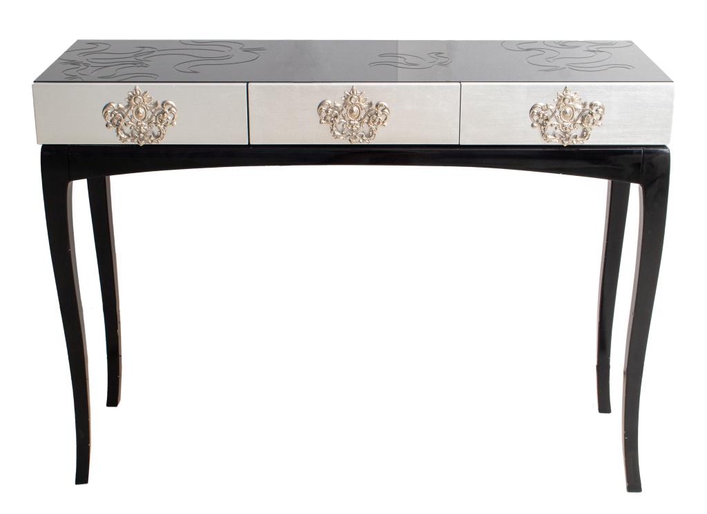 Boca Do Lobo "Trinity" Silver Leaf Console Table (1 of 11)