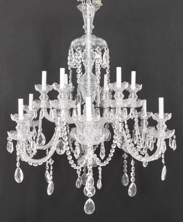 George III Waterford Style 12 Light Chandelier (1 of 7)
