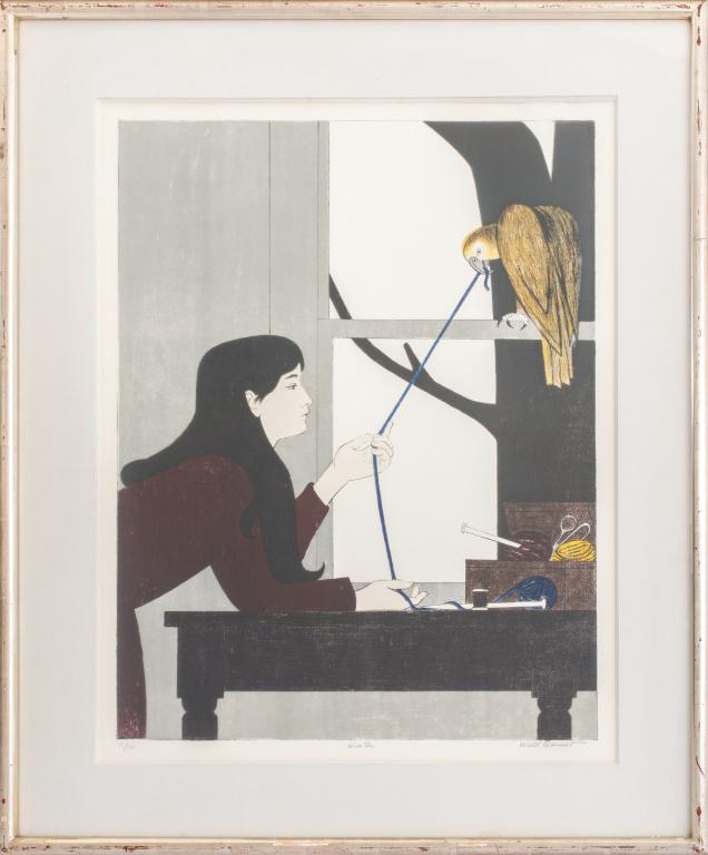 Will Barnet "Silent Season-Winter" Lithograph (1 of 12)