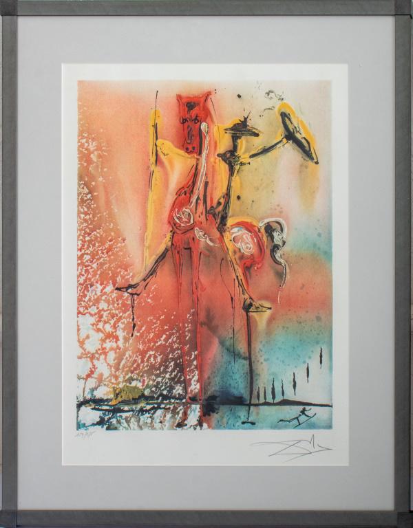 Salvador Dali "Le Chevalier Moyenageux" Lithograph (1 of 8)