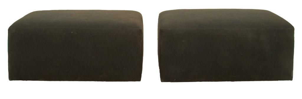 Modern Grey Upholstered Bench, 2 (1 of 8)