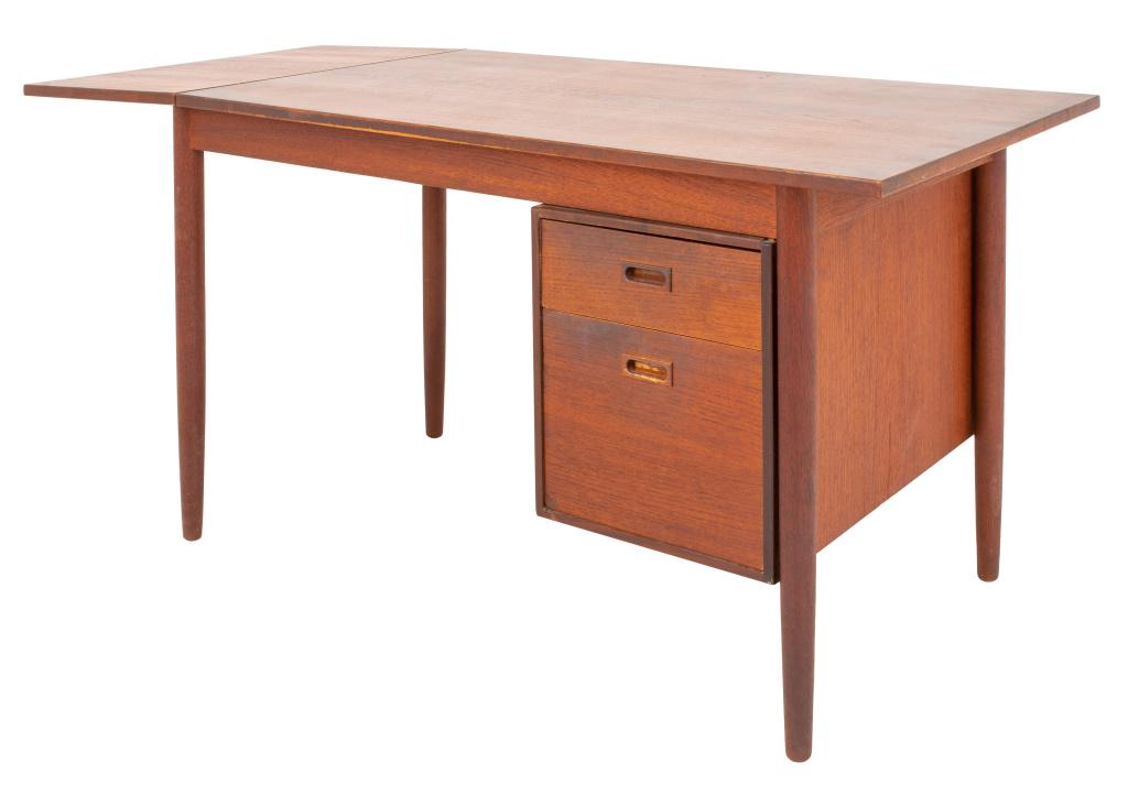 Arne Vodder for H Sigh & Sons Teak Drop Leaf Desk (1 of 10)