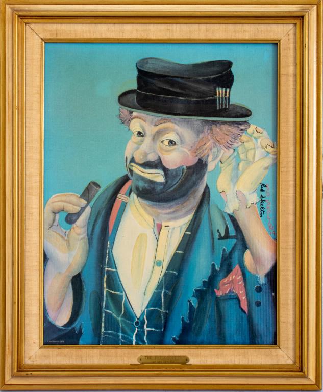 Red Skelton, The Philosopher, Print on Canvas (1 of 10)