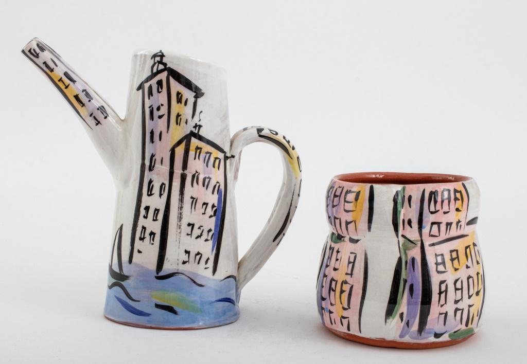 Caryn Kreitzer Art Pottery Cityscape Vessels, 2 (1 of 12)