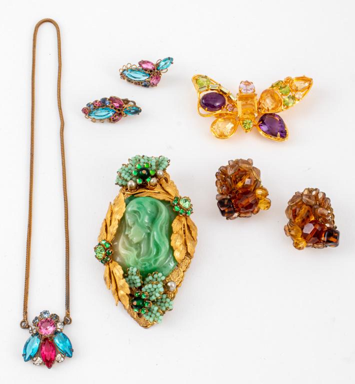 Vintage Designer Costume Jewelry, 4 pcs. (1 of 5)