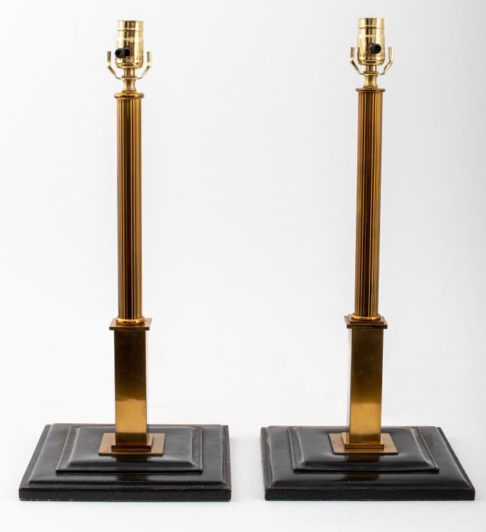 Neoclassical Style Columnar Table Lamps, Pair (1 of 6)
