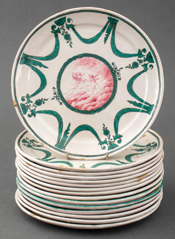 French Sceaux Faience Plates, 15 (1 of 8)