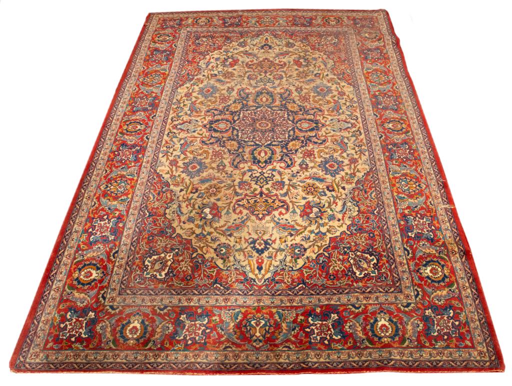 Persian Hand-Knotted Tabriz Carpet, 7' x 4' (1 of 7)