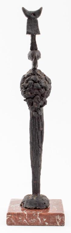 Giacometti Manner Brutalist Bronze Sculpture (1 of 8)