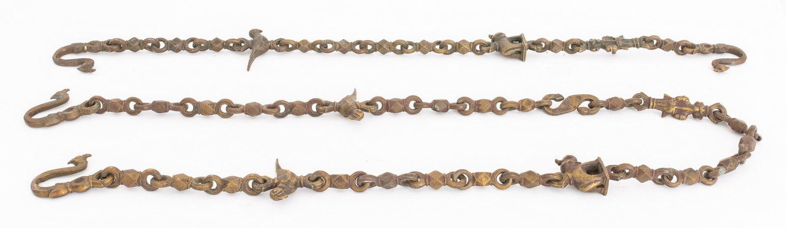 South Indian Bronze Figural Chains, 2 (1 of 7)
