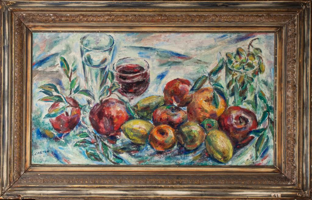 Norman Carton Modern Still Life Oil on Canvas (1 of 10)