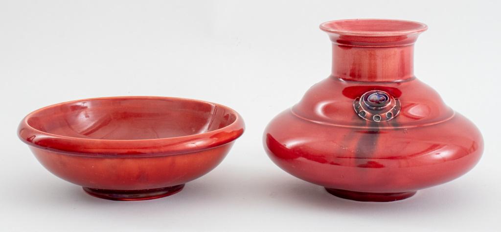 Moorcroft Florian Ware Vase and Bowl, 2 (1 of 8)