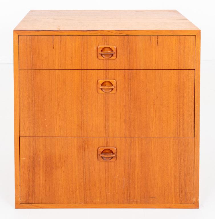 Danish Modern Walnut Veneer Nightstand (1 of 7)