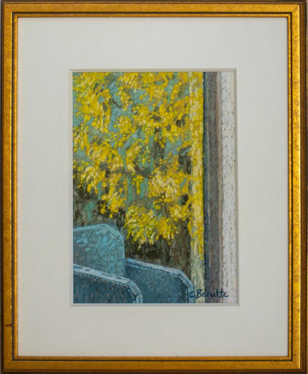 Celeste Benitte "La fenetre aux mimosas" Pastel (1 of 11)