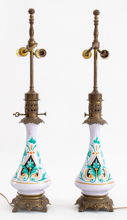 Gout Grec Aesthetic Movement Porcelain Lamps, 2 (1 of 7)