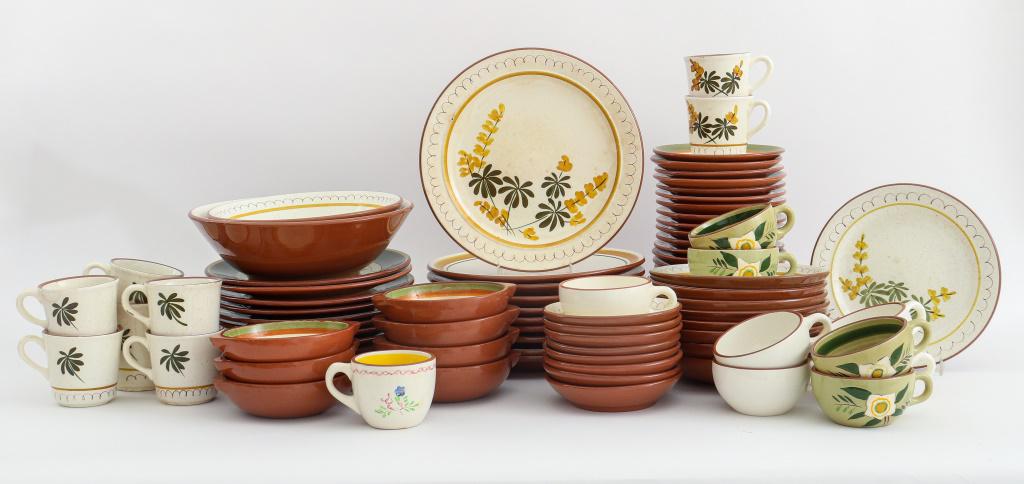 Strangl Mixed Pattern Pottery Dinner Service, 89 (1 of 12)