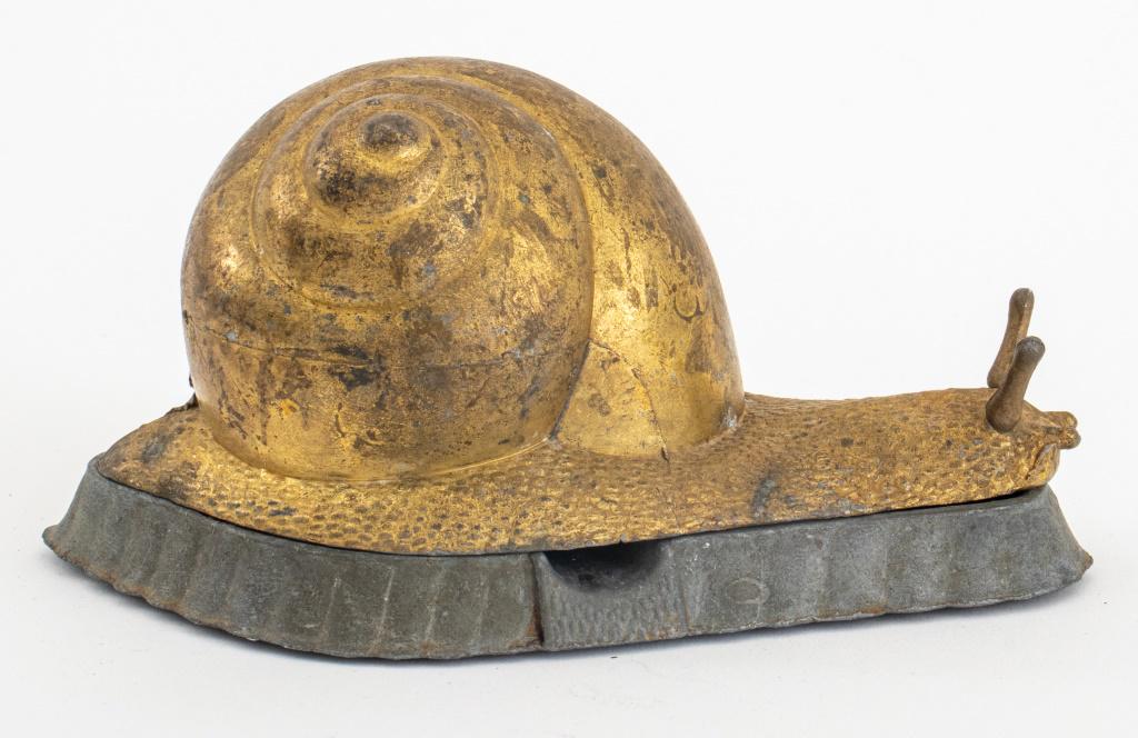 French Gilded Steel  Animalier Cendrier (1 of 7)