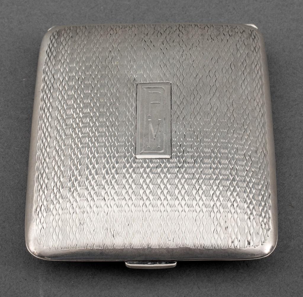 Elgin Art Deco Sterling Silver Cigarette Case (1 of 8)