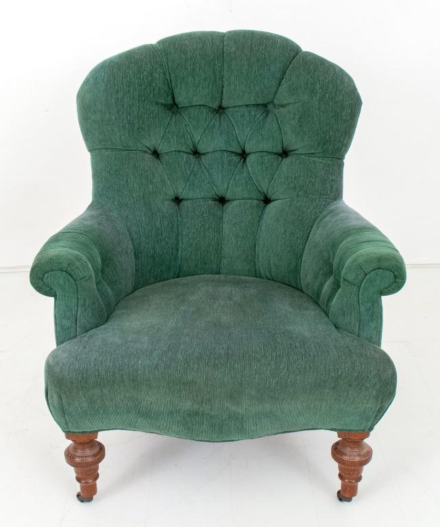 George Smith Style Button Back Library Chair (1 of 7)