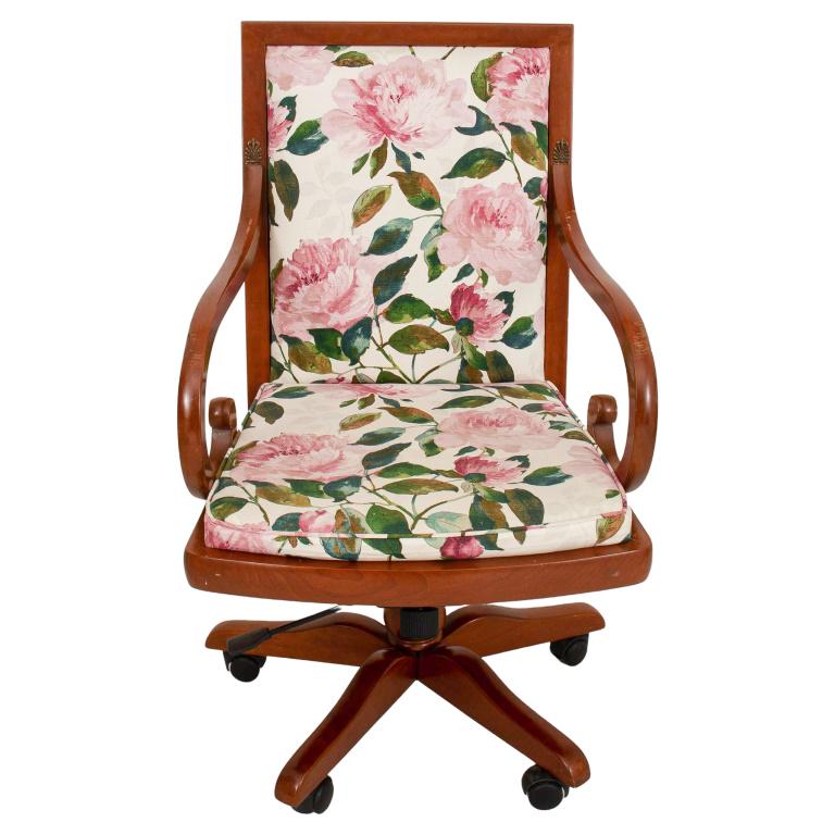 Charles X Style Cherrywood Desk Chair (1 of 10)