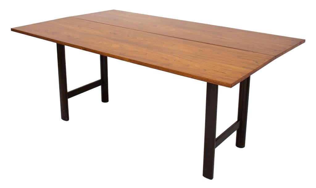 Italian Modern Rosewood Console Dining Table (1 of 8)