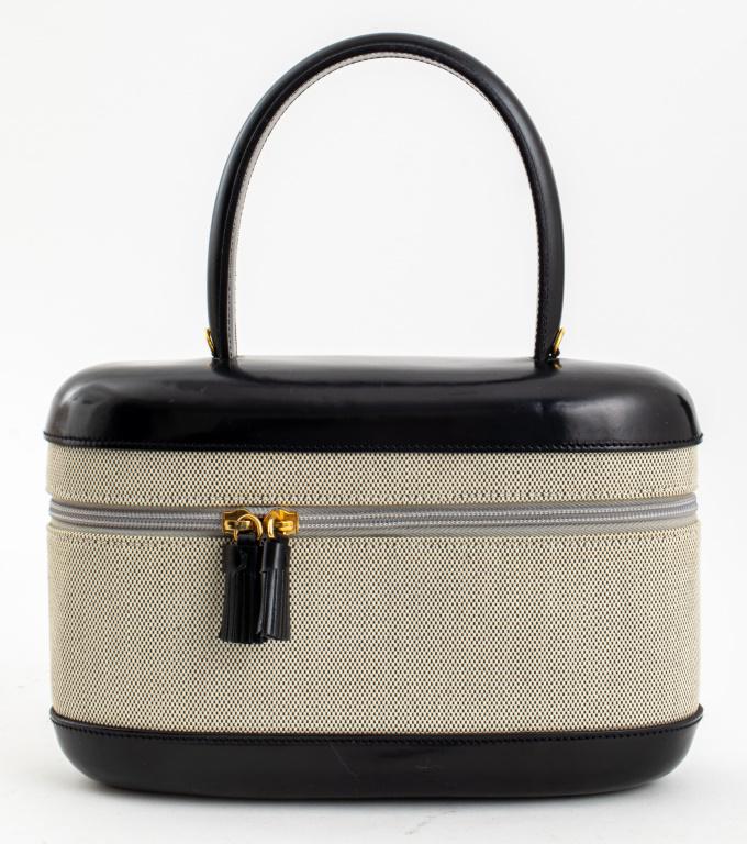 Walter Steiger Paris Leather & Canvas Handbag (1 of 12)