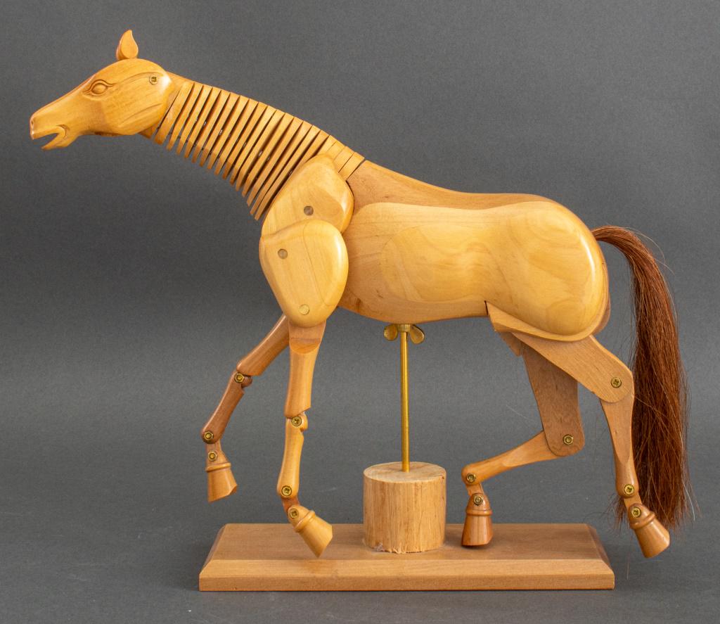 Artist's Articulated Wooden Horse Model (1 of 6)