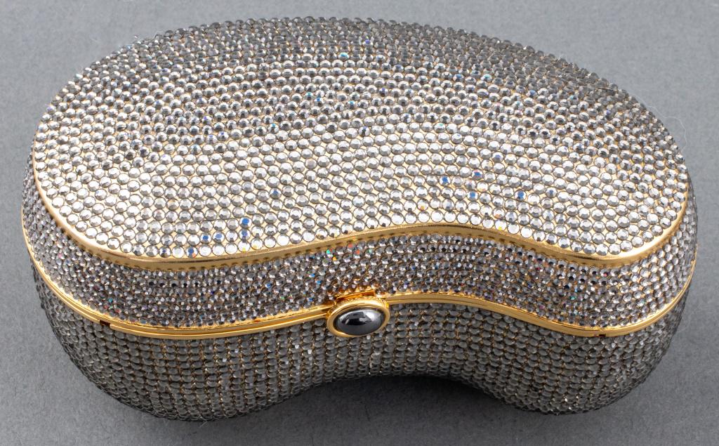 Judith Leiber Crystal Covered Gold Plate Clutch (1 of 19)