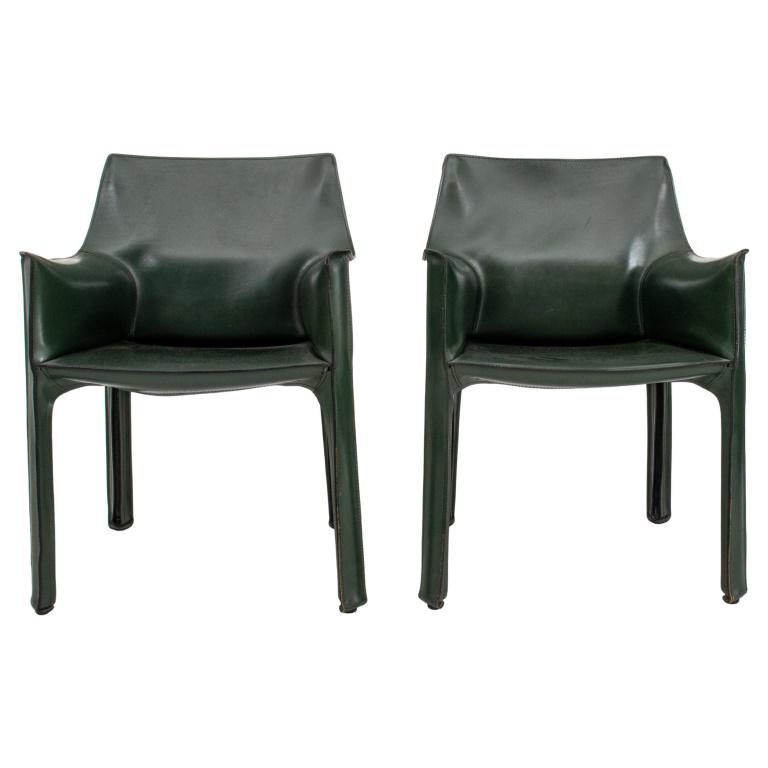 Mario Bellini for Cassina Cab 413 Arm Chairs, 2 (1 of 9)
