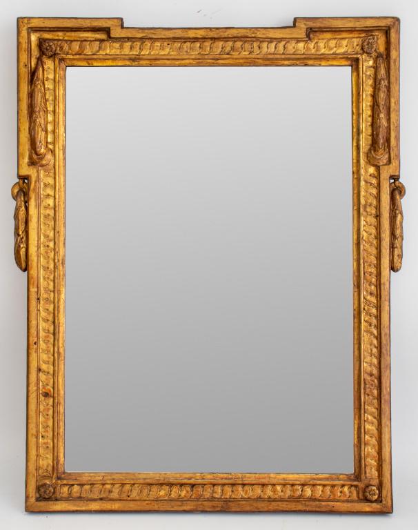 Grand Tour Neoclassical Style Giltwood Mirror (1 of 8)