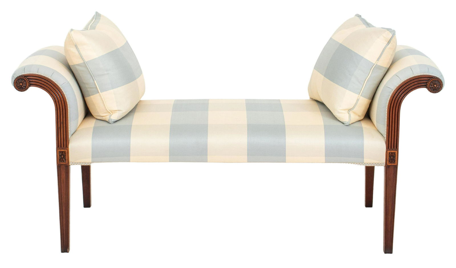 French Empire Style Upholstered Bench (1 of 7)